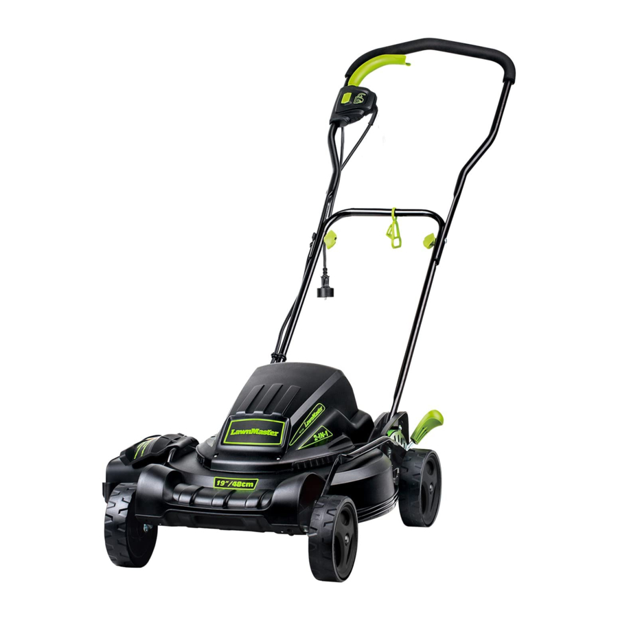 LawnMaster ME1018X - Electric Mower Manual