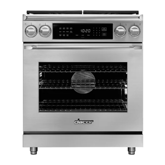 Dacor Epicure EGR30 Installation Instructions Manual