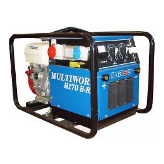 Mase MW 170 HB-RE Use And Maintenance Manual