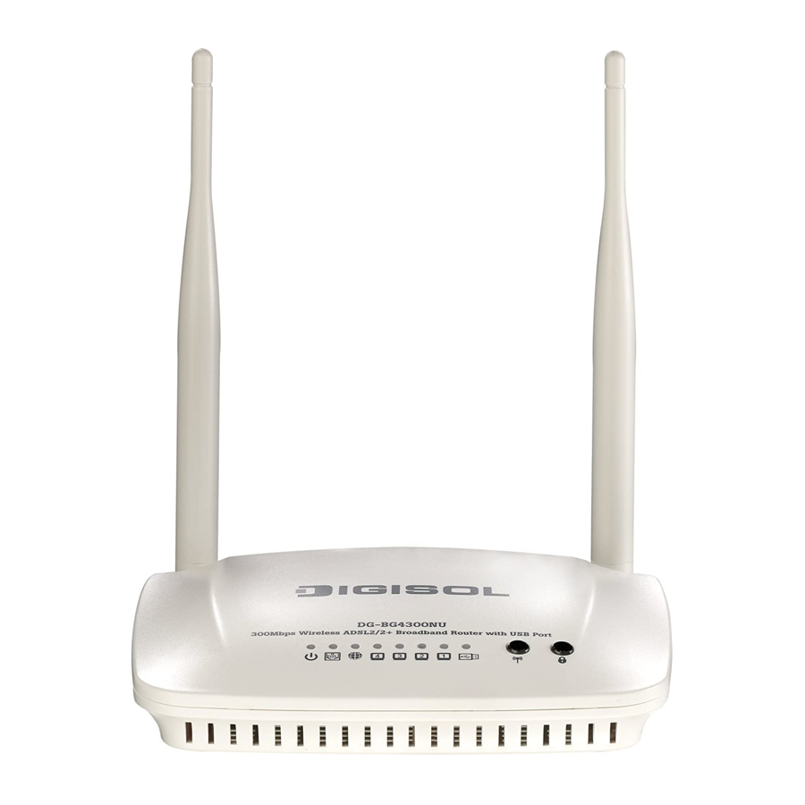 Digisol DG-BG4300NU User Manual