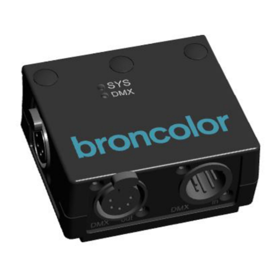 Broncolor 64.010.00 Operating Instructions Manual