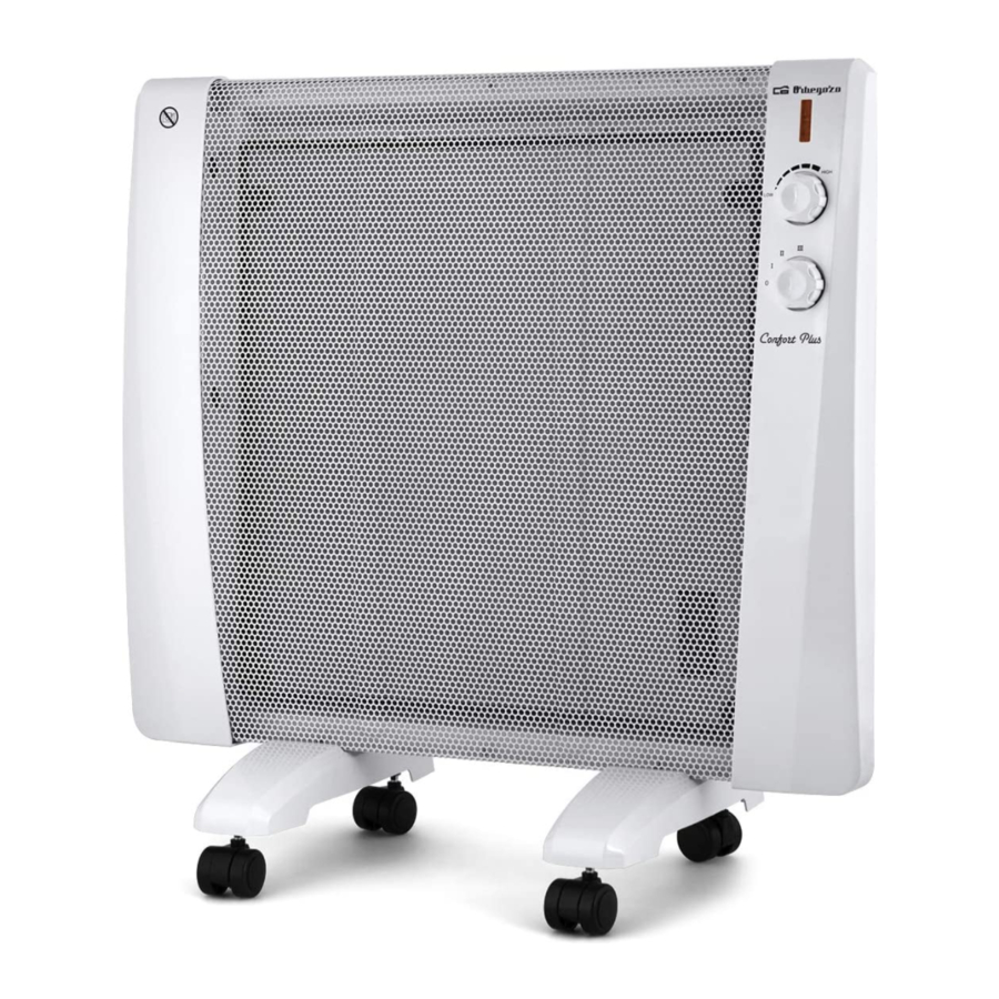User Manuals: Orbegozo RM 1000 Electric Mica Radiator