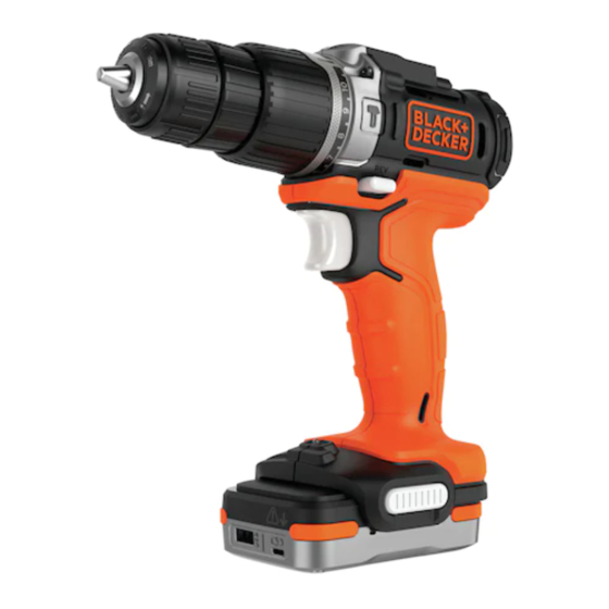 Black+Decker BDCHD12 Manual