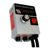 Rodix FEEDER CUBE FC-70 Series Adjustments And Set Up