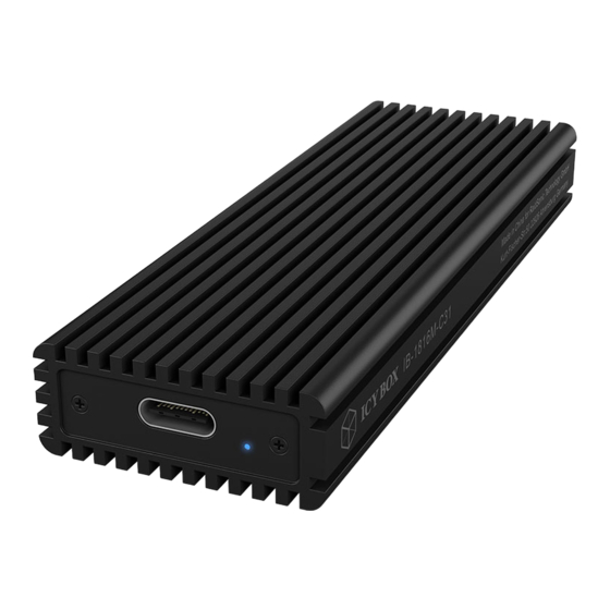 Icy Box IB-1816M-C31 Quick Installation Manual