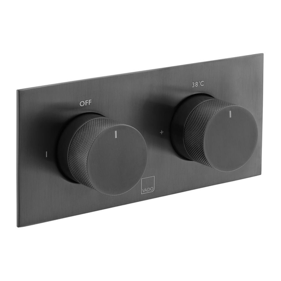 VADO INDIVIDUAL Tablet IND-T148/2-BLKK Installation Manual