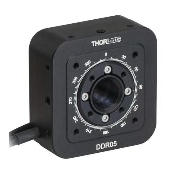 THORLABS DDR05 User Manual