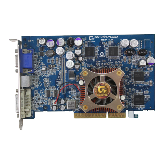 Gigabyte GV-R96P128D User Manual