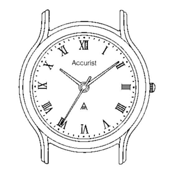 Accurist Watch Operating Instructions & Setting Procedures