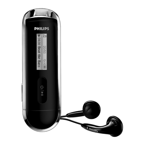 Philips SA2300 Owner's Manual