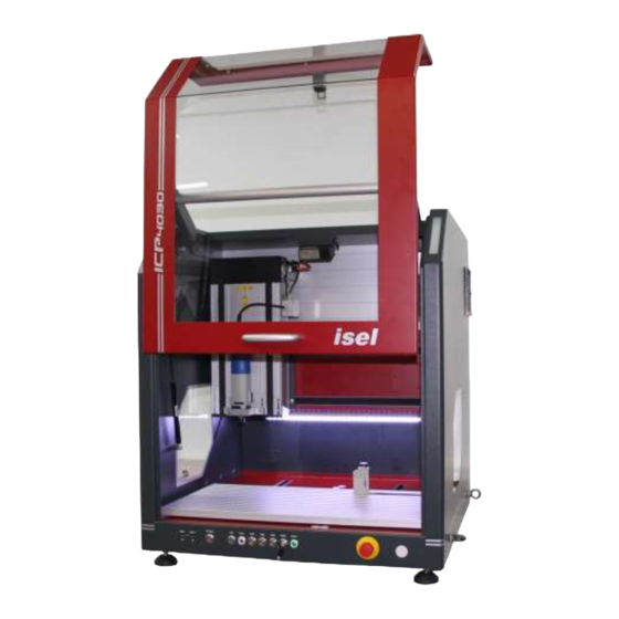 Isel ICP 4030 iMC-P Assembly Instructions/Operating Instructions