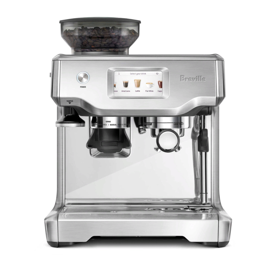 Breville Barista Touch BES880 Instruction Book