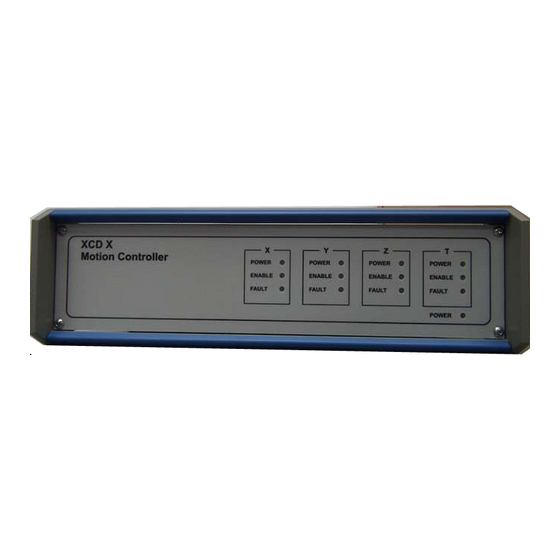 User Manuals: Nanomotion XCDX Motion Controller