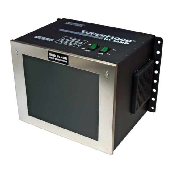 Spectronics Spectroline SuperFlood UV-400 Series Operator's Manual