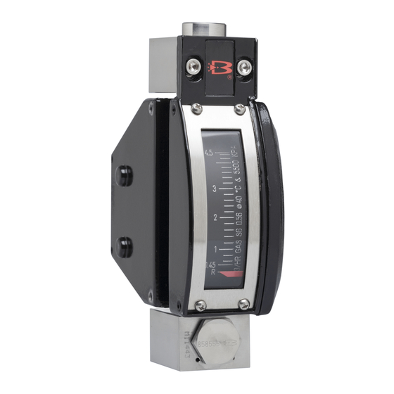 User Manuals: Brooks Ar-Mite MT3750 Tube Flowmeter