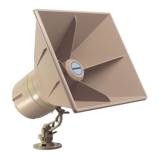 Bogen SAH15 Installation Instructions