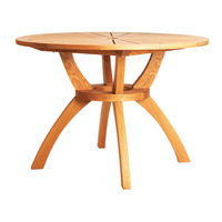 Minwax PATIO TABLE Quick Start Manual