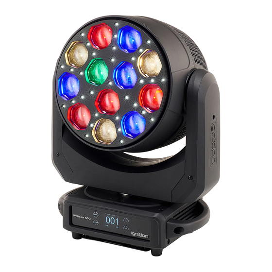 thomann ignition Wolfram 500 Moving Head Manuals