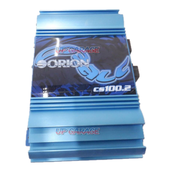 Orion COBALT Series Manual
