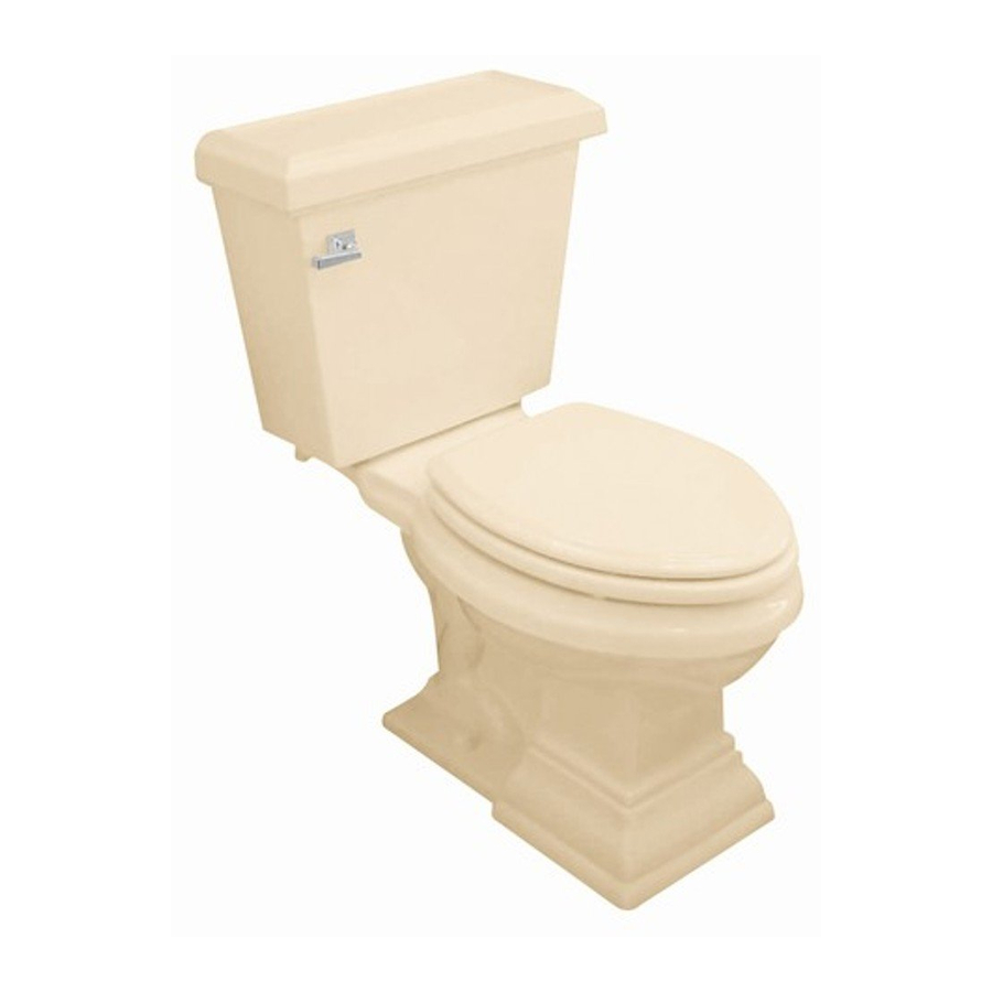 American Standard Town Square Right Height Elongated Toilet 2797.016 Features & Dimensions