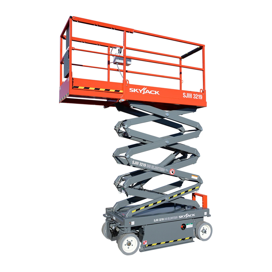 Skyjack SJ 3219 Operating Manual