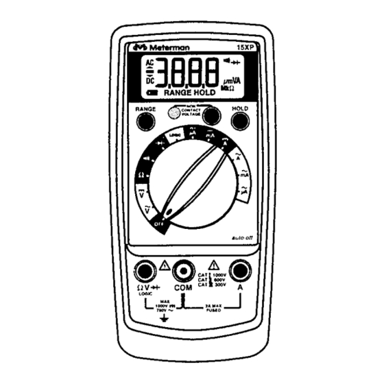 Meterman 5XP User Manual