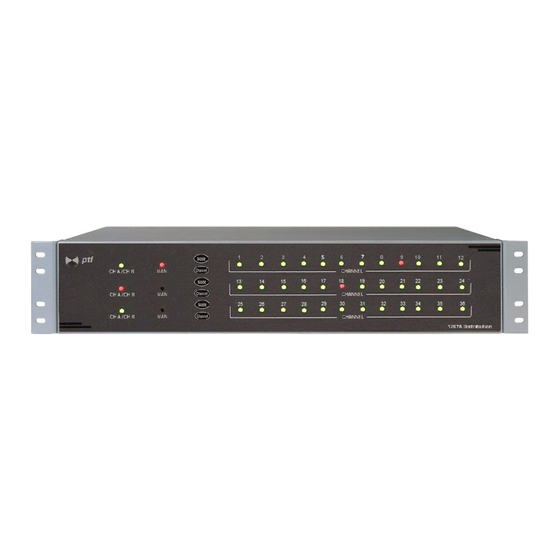 Precise Time and Frequency ptf 1226 Operation And Maintenance Manual