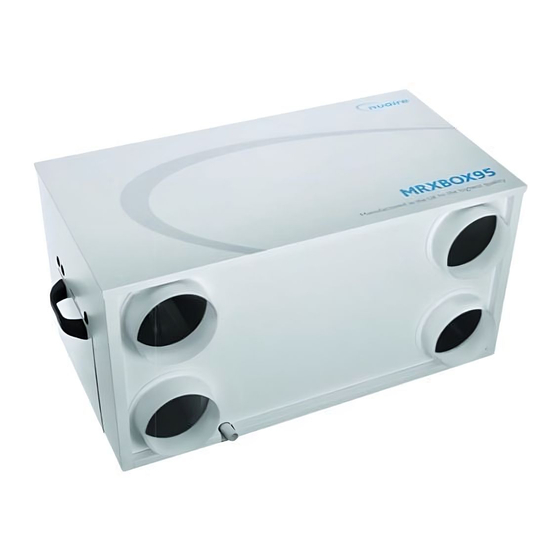 NuAire MRXBOX95B-LH1 User Manual