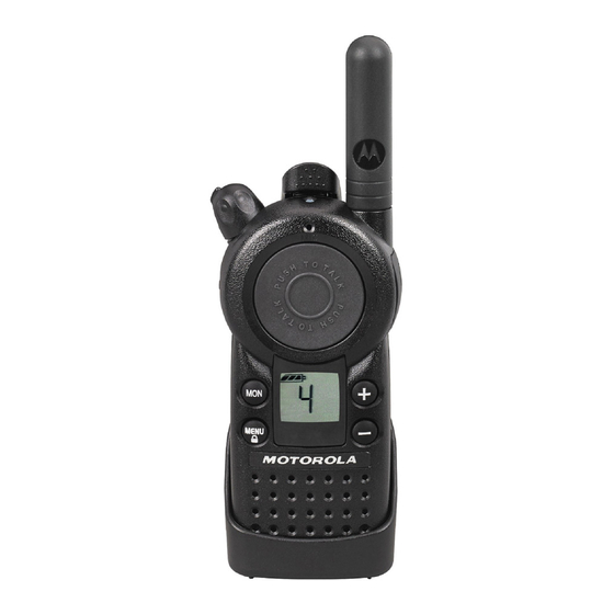 Motorola VLR150 Quick Reference Manual