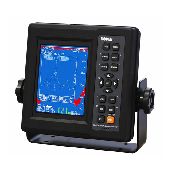 Koden CVR-010 Operation Manual