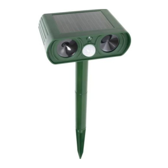 User Manuals: Gardigo 60064 Solar Animal Repeller