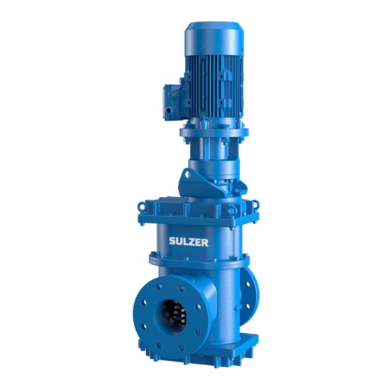 Sulzer Muffin Monster Inline 10000 Series Installation And Operating Instructions Manual