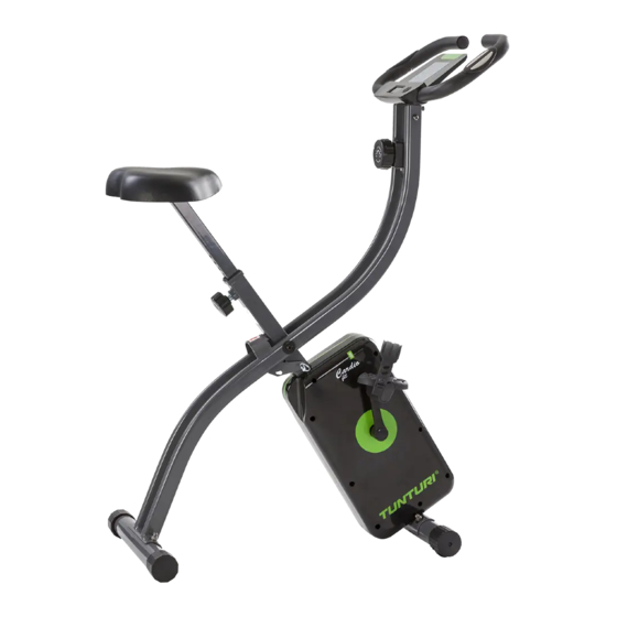 Tunturi B20 Upright X-Bike User Manual