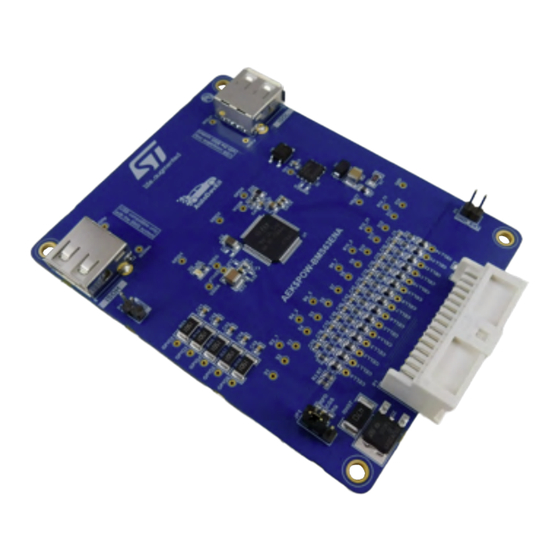 ST AutoDevKit AEK-POW-BMS63EN Manuals