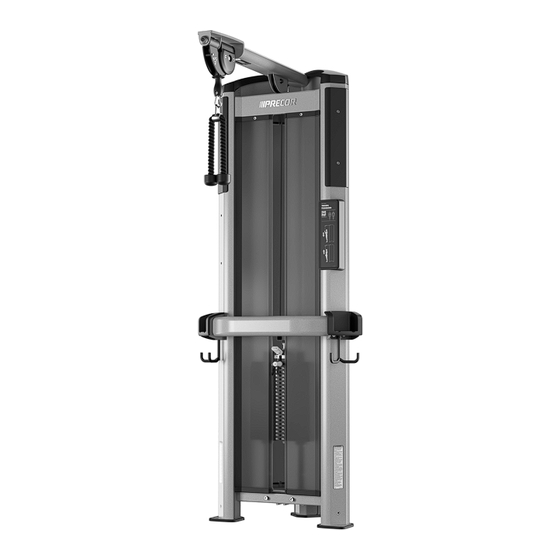Precor Resolute Multi-Stations Triceps Pushdown Station Assembly Manual