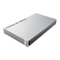 LaCie Hard Drive Porsche User Manual