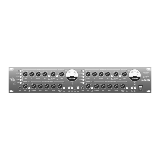 Joemeek TwinQ User Manual