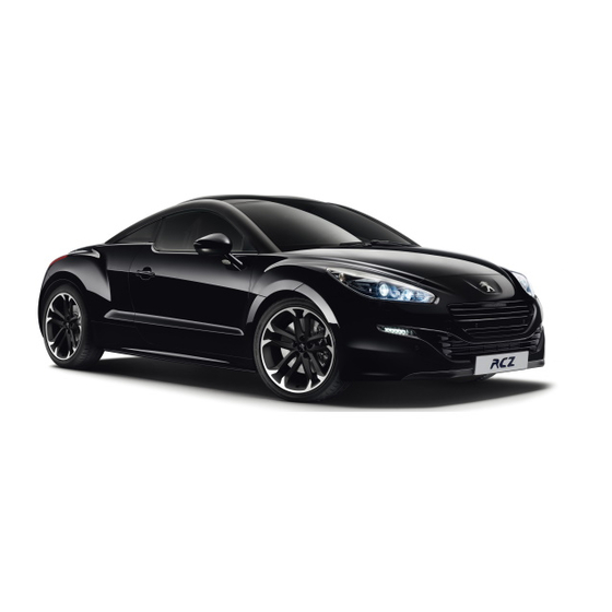 PEUGEOT RCZ Handbook