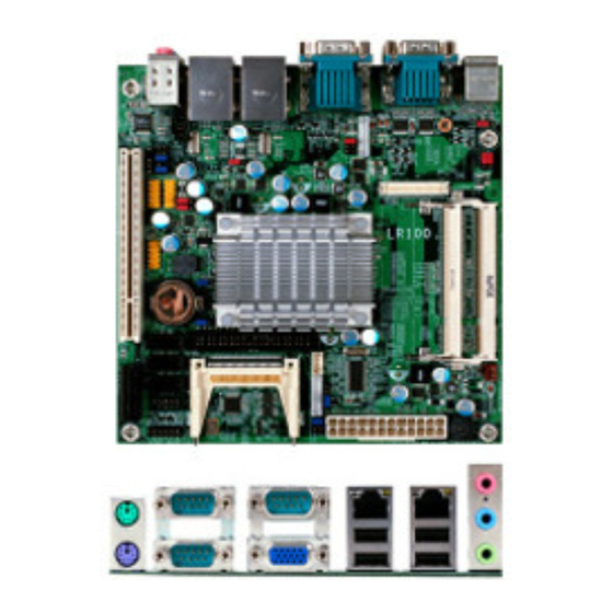 DFI LR100-N16 Series User Manual