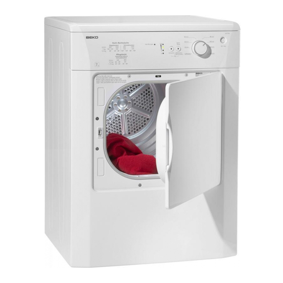 Beko DV 7110 User Manual