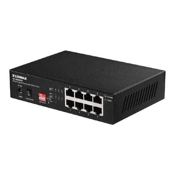 Edimax GS-1008PHE Quick Installation Manual