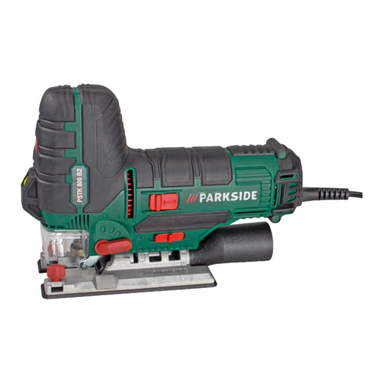 Parkside PSTK 800 B2 Translation Of Original Operation Manual