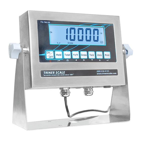 Triner Scale TS 700-SS User Manual