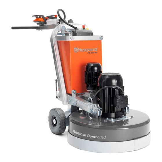 Husqvarna PG 820 RC Operator's Manual