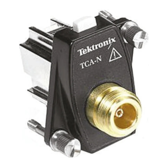 Tektronix TCA-N Instructions