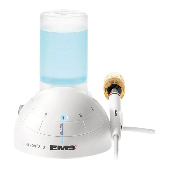 EMS Piezon 150 Operation Instructions Manual