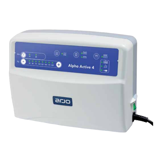 Arjo Alpha Active 4 Instructions For Use Manual