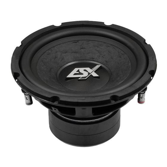 ESX SIGNUM SXT8D2 Manual