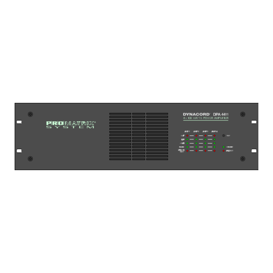 Dynacord DPA 4411 Owner's Manual