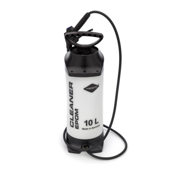 Mesto CLEANER 3270PP Instructions For Use Manual